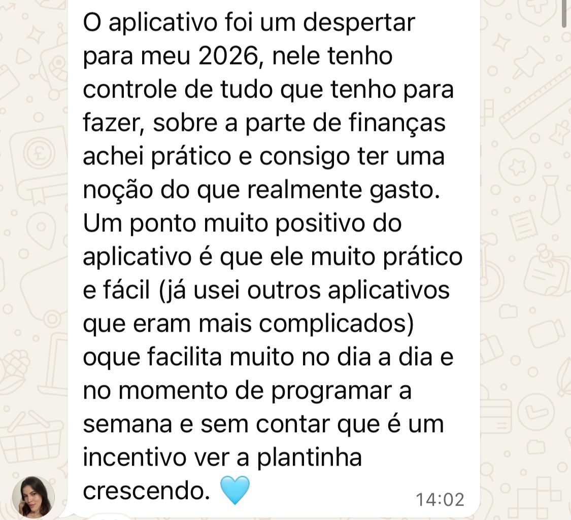 Print do feedback de uma membro do MVCLUB